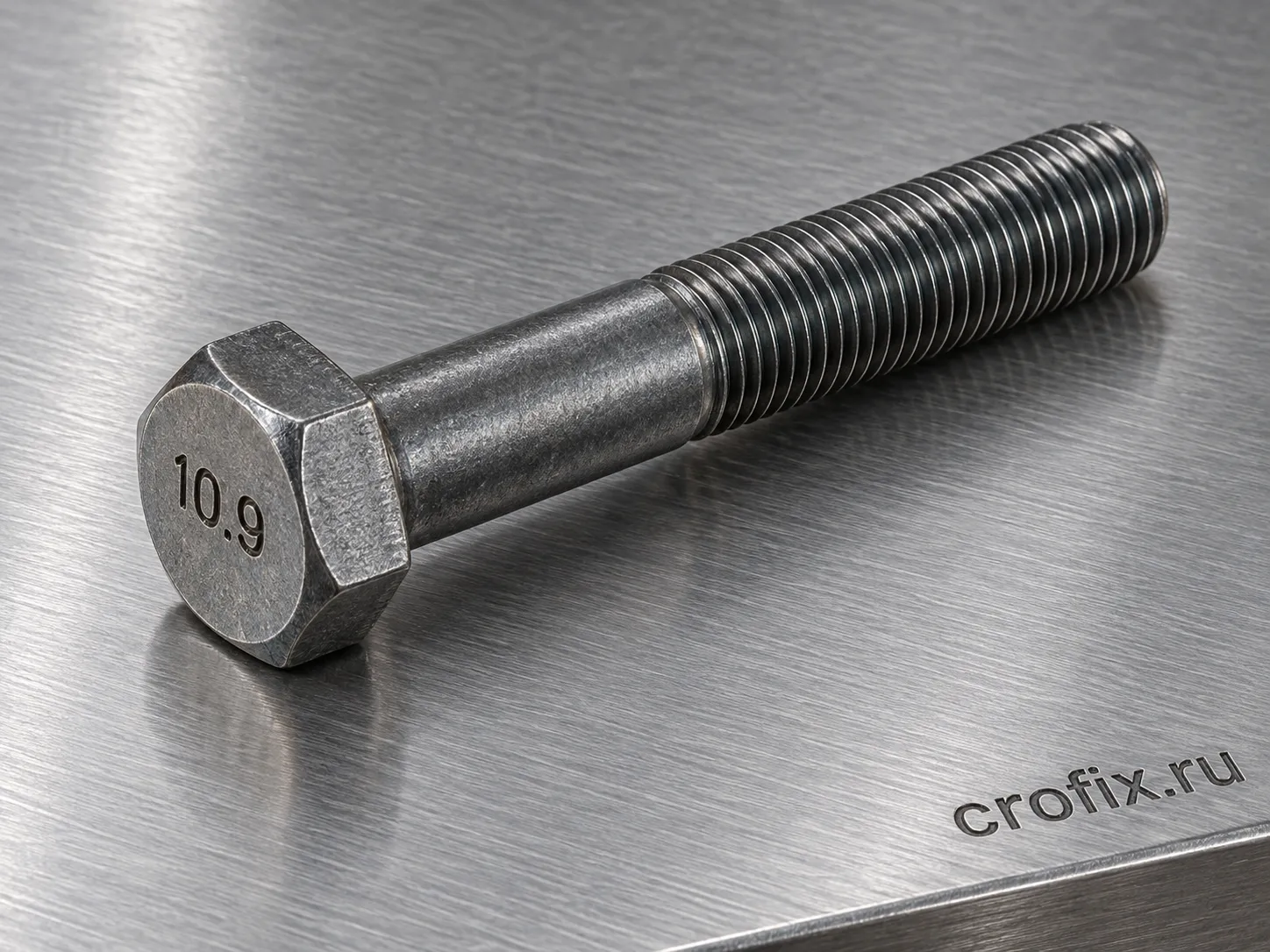 Болт DIN 960 М10х1,25х60 мм прочность 10.9