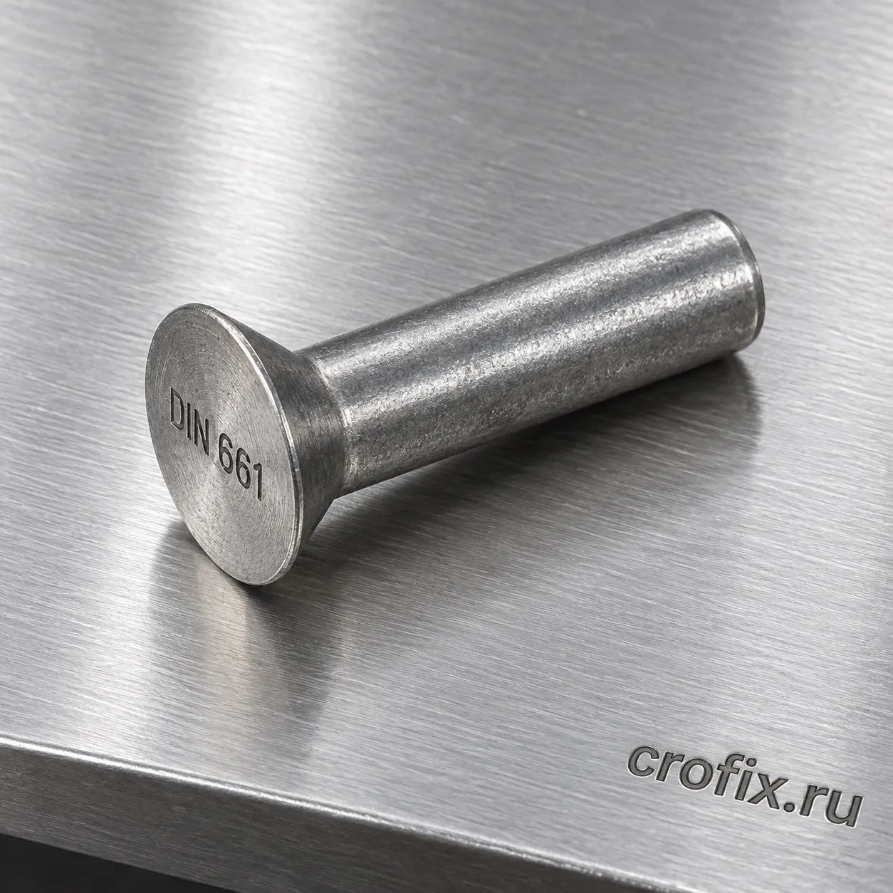 DIN 661 / ГОСТ 10300 Заклепка 8х40 стлаьная забивная с потайной головкой