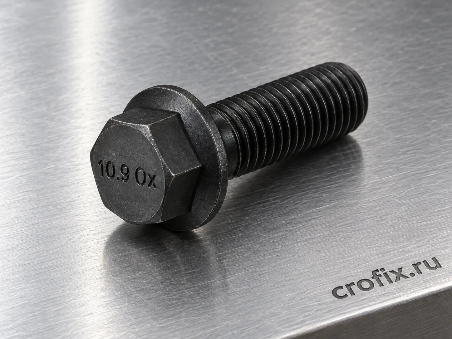DIN 6921 Болт с фланцем M12x 30 прочность 10.9 оксид