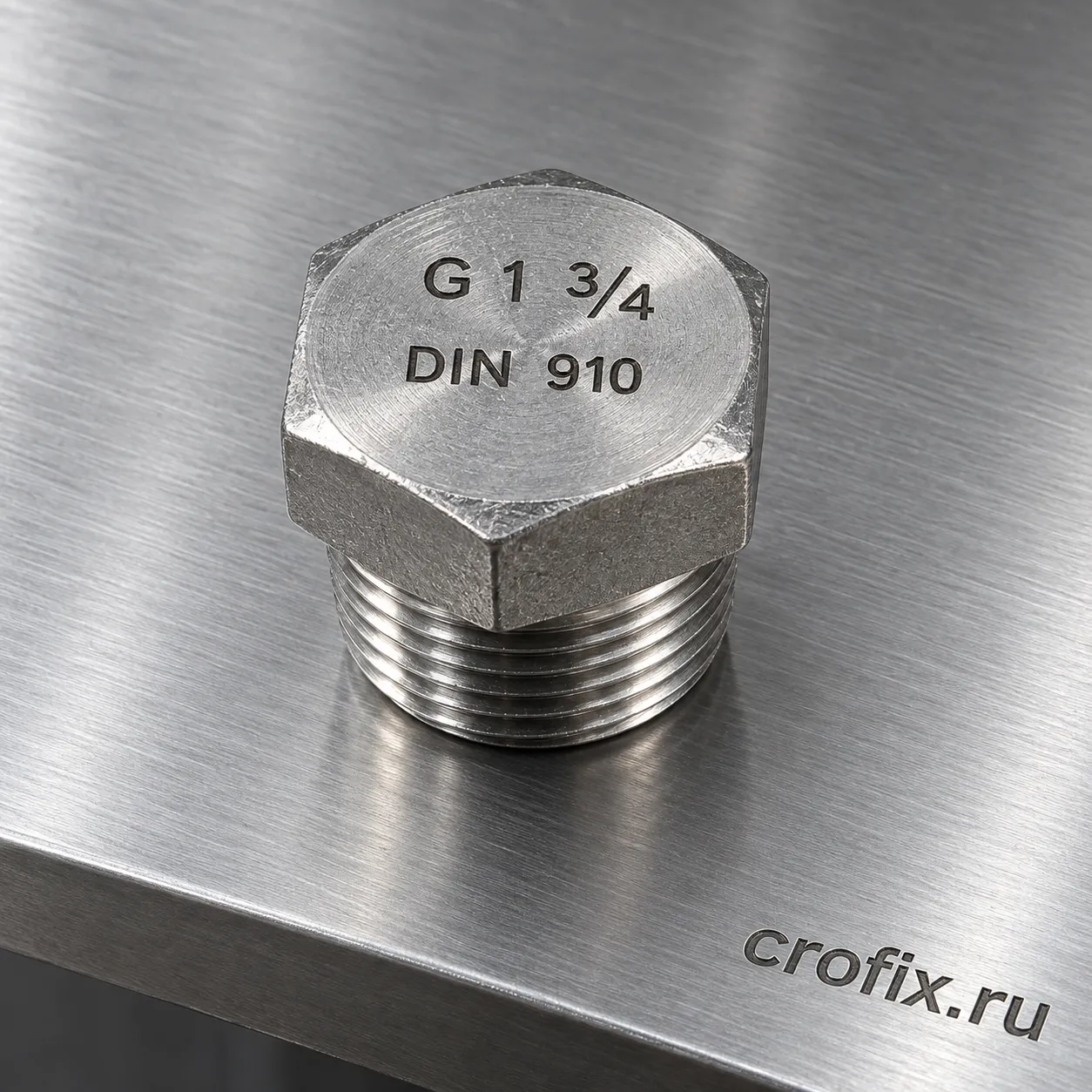 Пробка резьбовая G 1 3/4 дюйма DIN 910