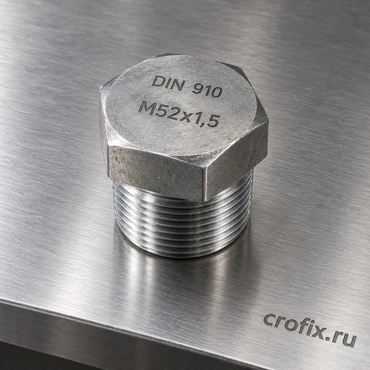 Пробка резьбовая M52x1,5 мм DIN 910